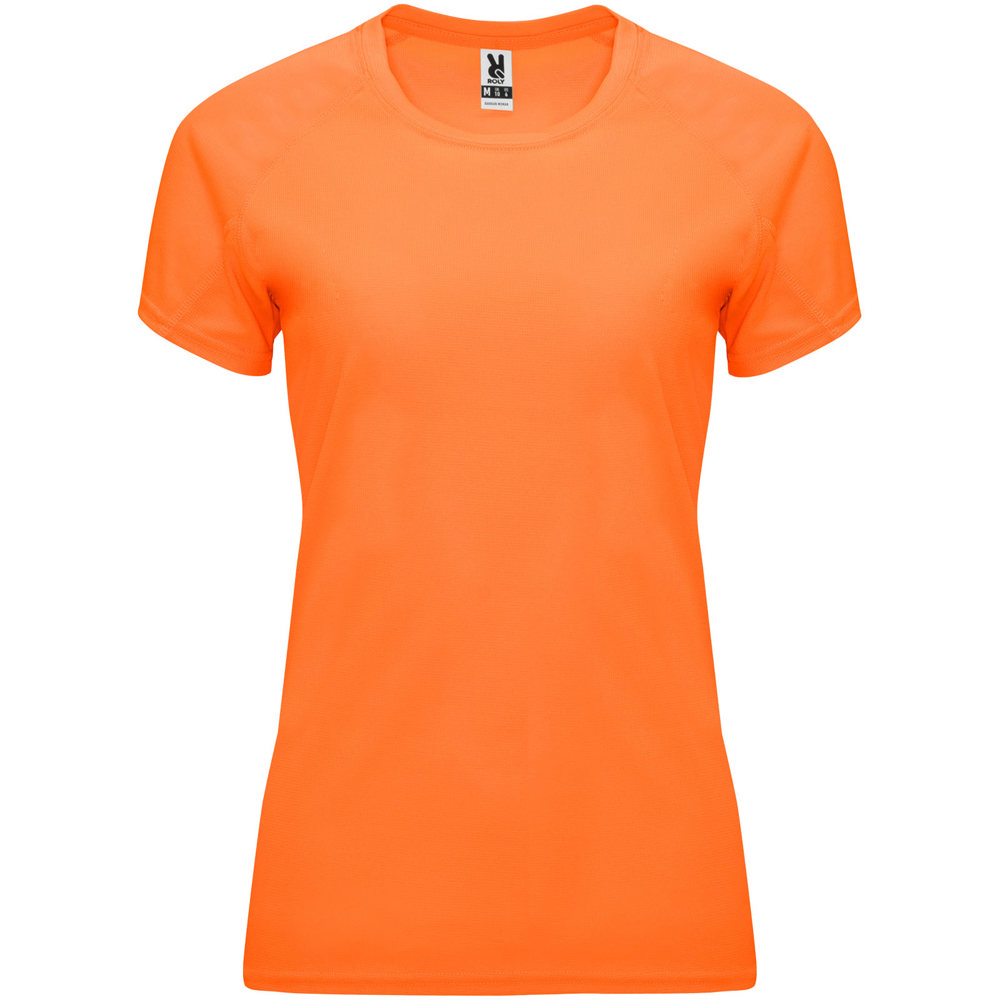 Bahrain sportshirt met korte mouwen voor dames - Fluor oranje