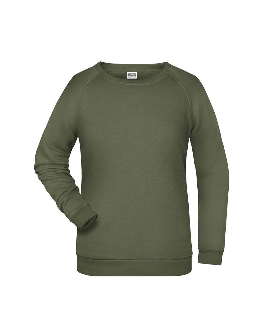 Ladies' Promo Sweat - Olijf (ca. Pantone 7497C)