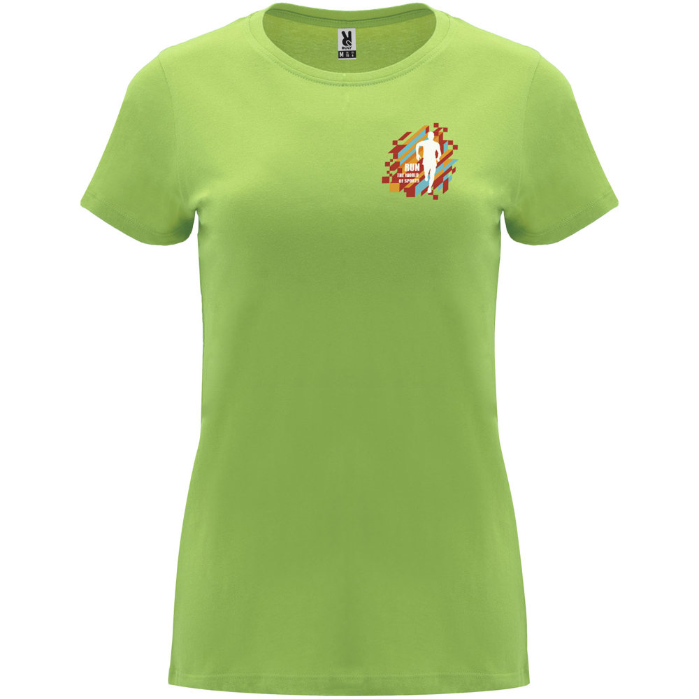 Capri 170 g/m² damesshirt met korte mouwen