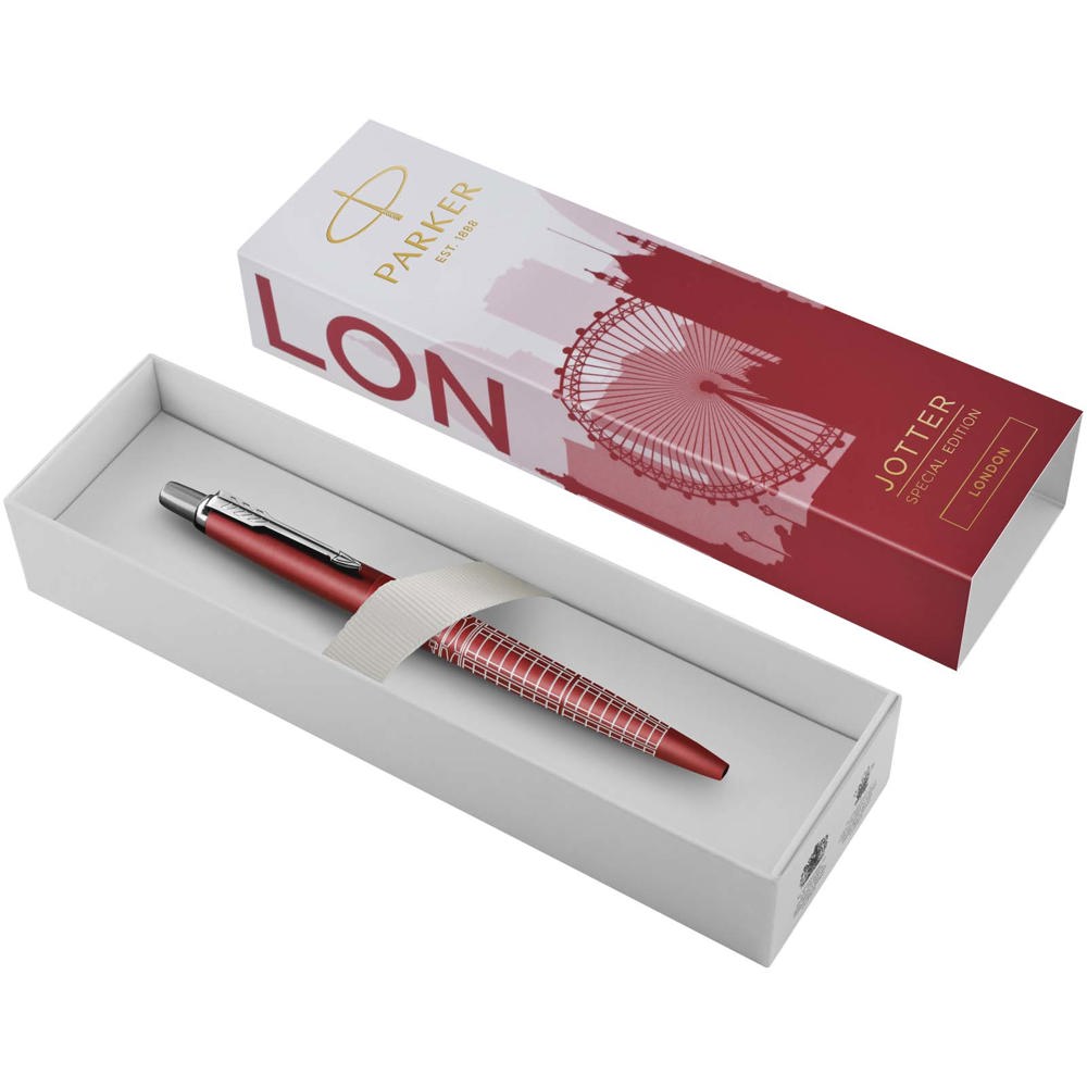 Parker Jotter SE Global Icons balpen (blauwe inkt)