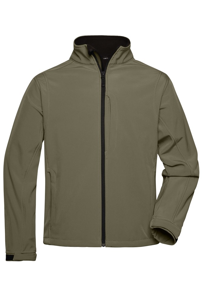 Men's Softshell Jacket - Olijf (ca. Pantone 5743U)