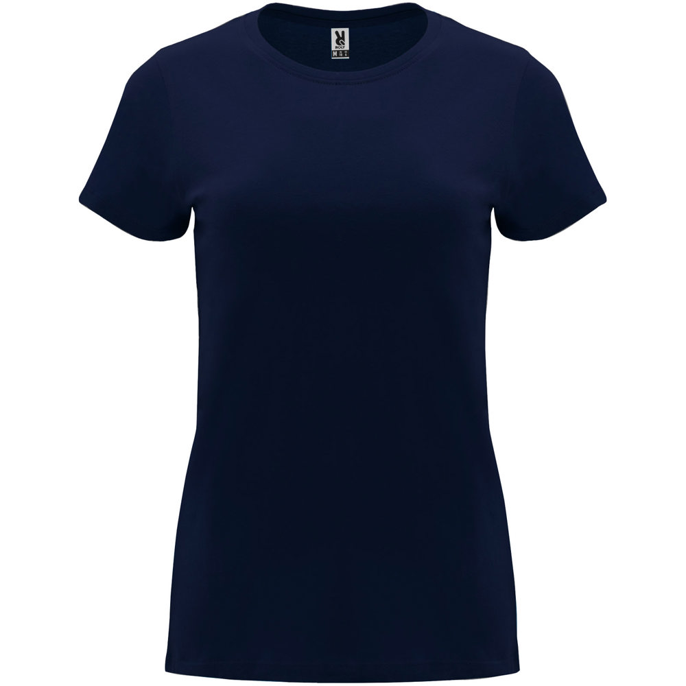 Capri 170 g/m² damesshirt met korte mouwen - Marineblauw
