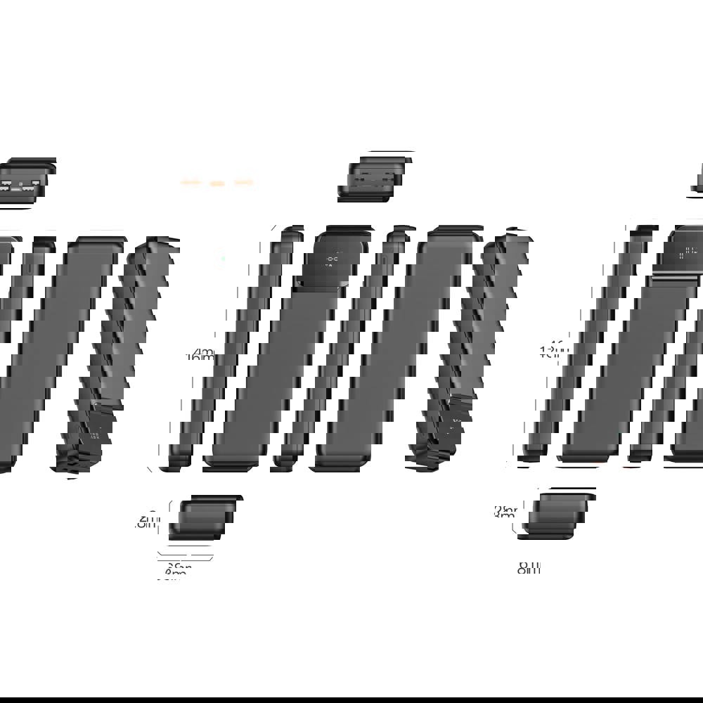 Nolu Powerbank met LED Display 20000 mAh