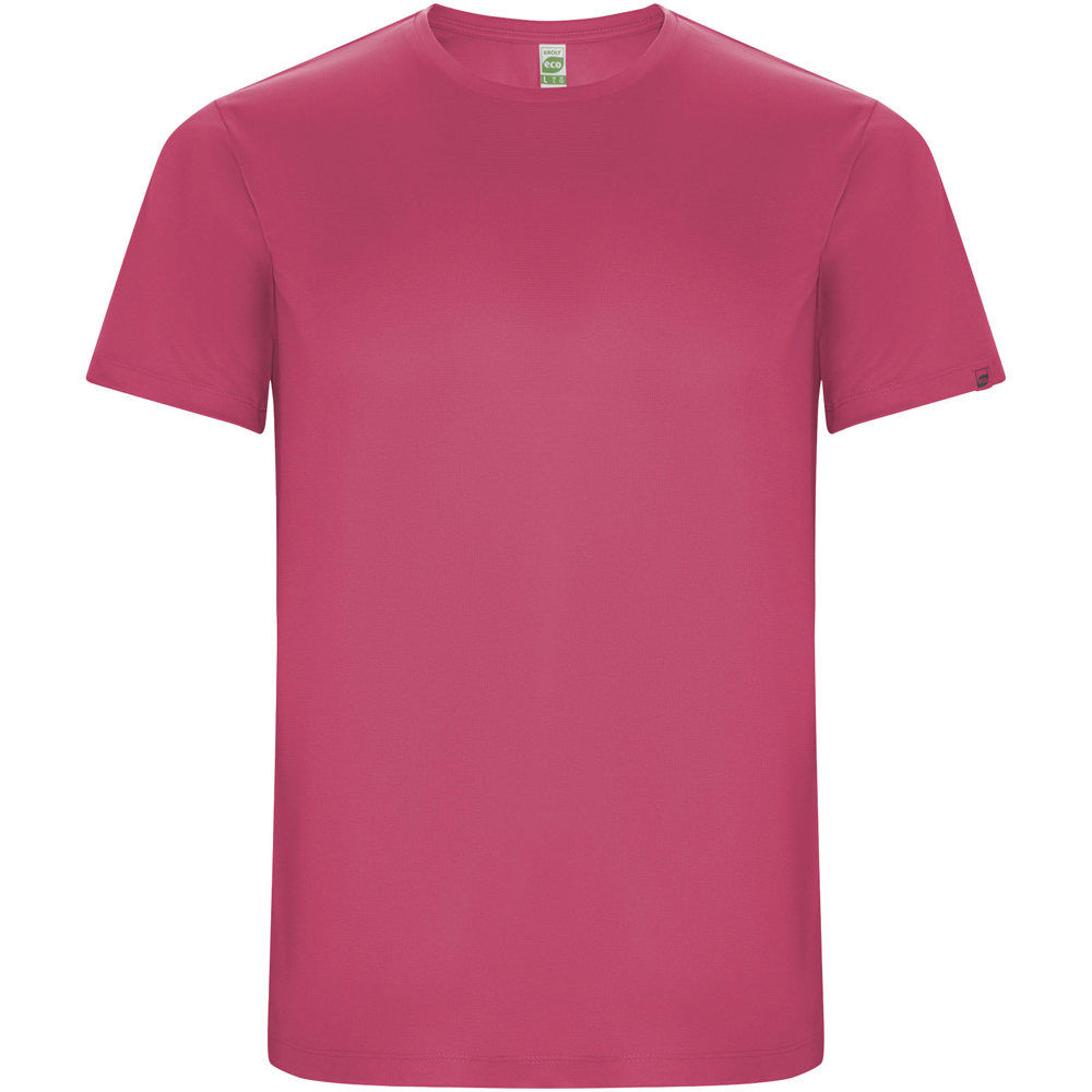 Imola sportshirt met korte mouwen voor heren - Roze fluor