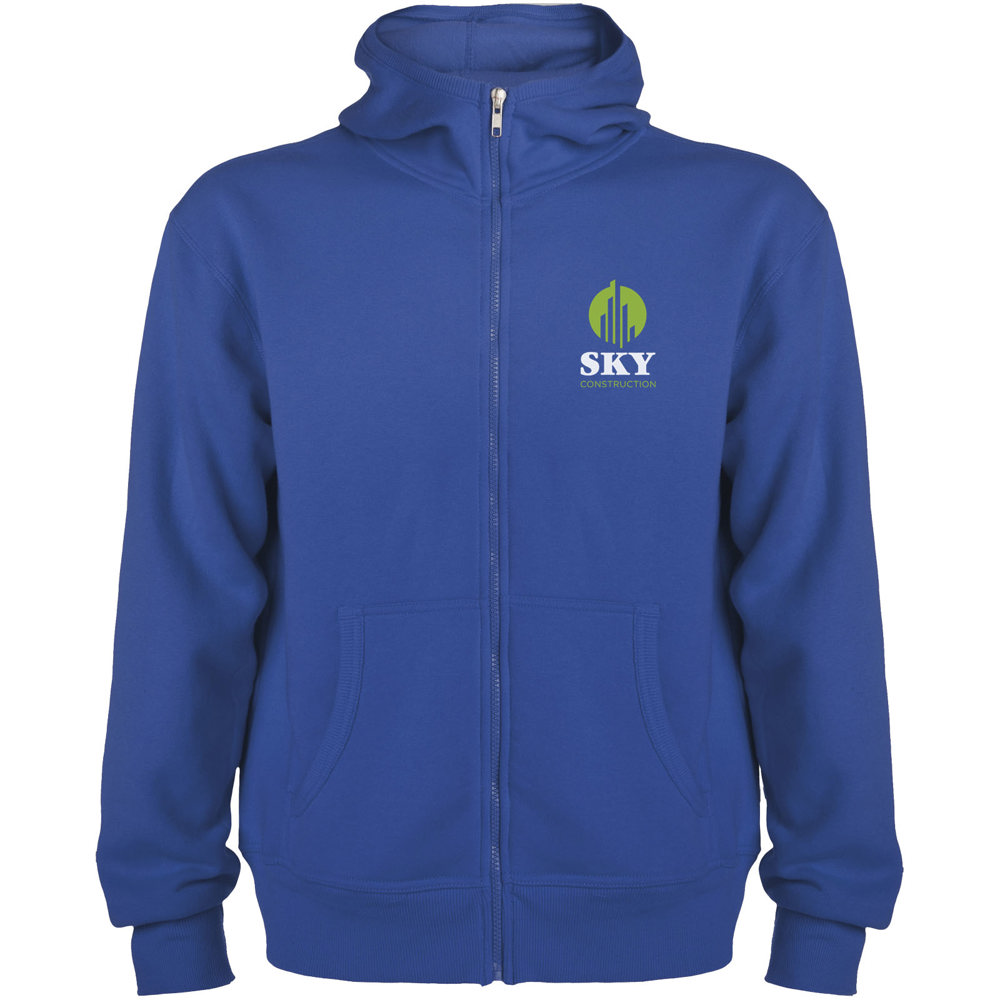 Montblanc 280 g/m² unisex hoodie met volledige rits