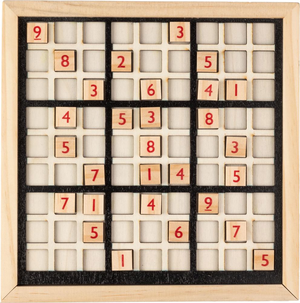 Houten Sudoku-spel Christa