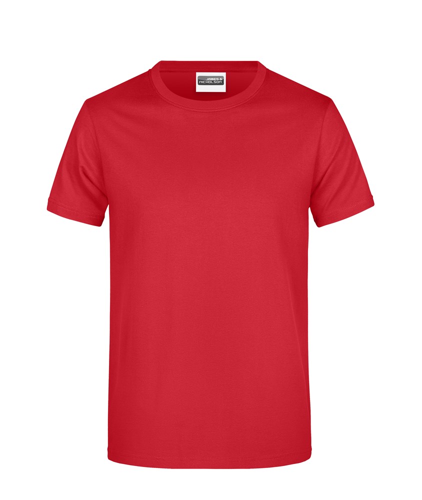 Promo-T Man 180 - Rood (ca. Pantone 200C)