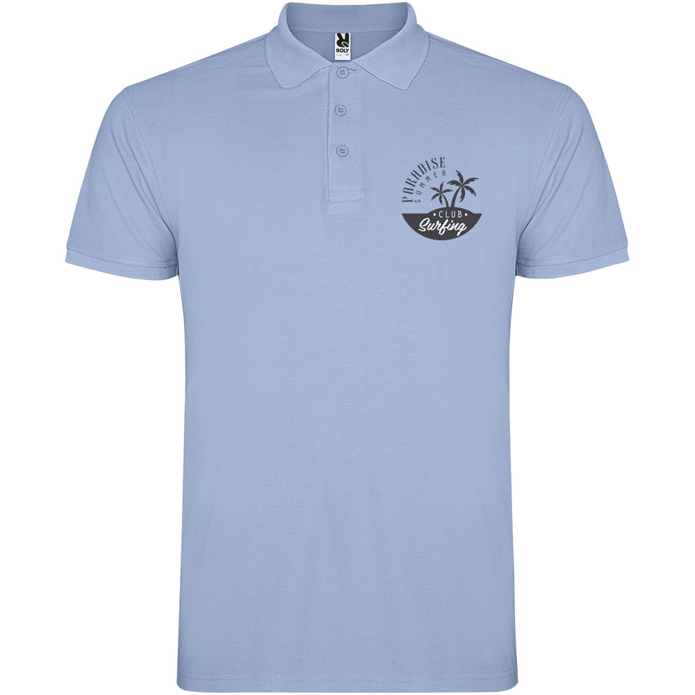 Star herenpolo met korte mouwen