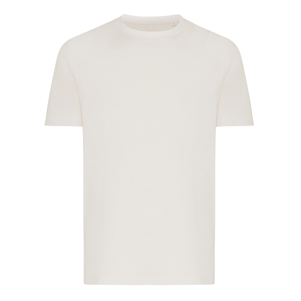 IQONIQ Brett gerecycled katoen t-shirt - ivory white (± PMS 12-2103 TCX)