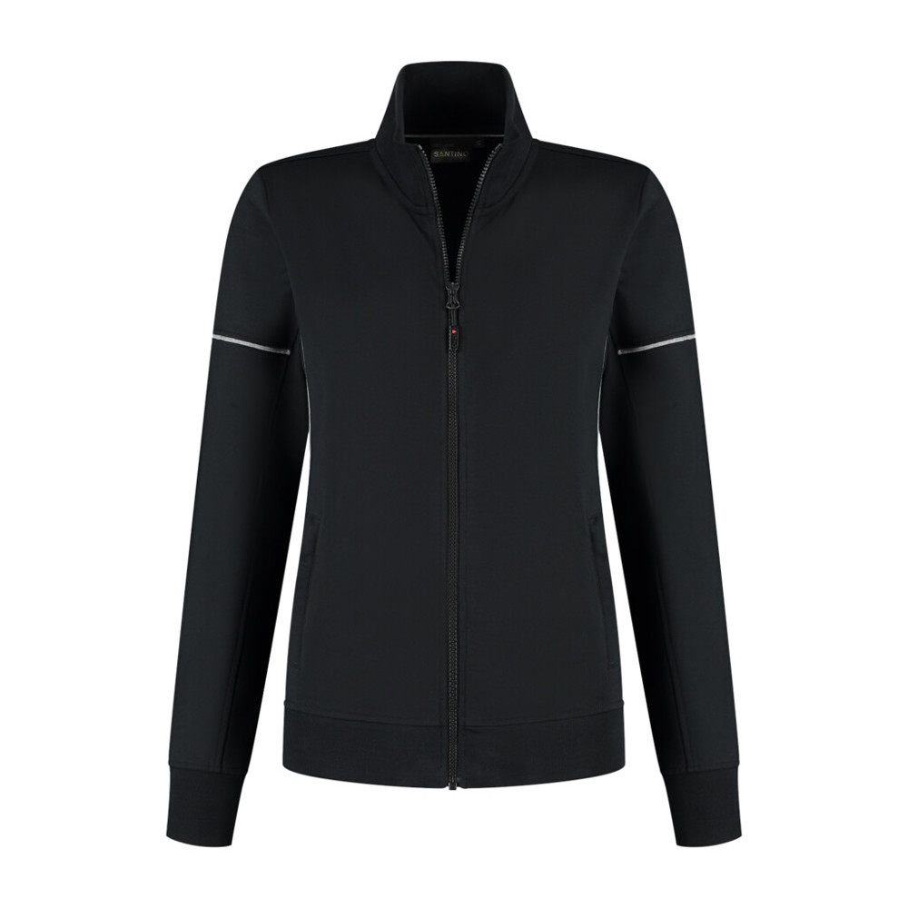 Santino Sweatvest Colt Ladies - Black / Sport Grey