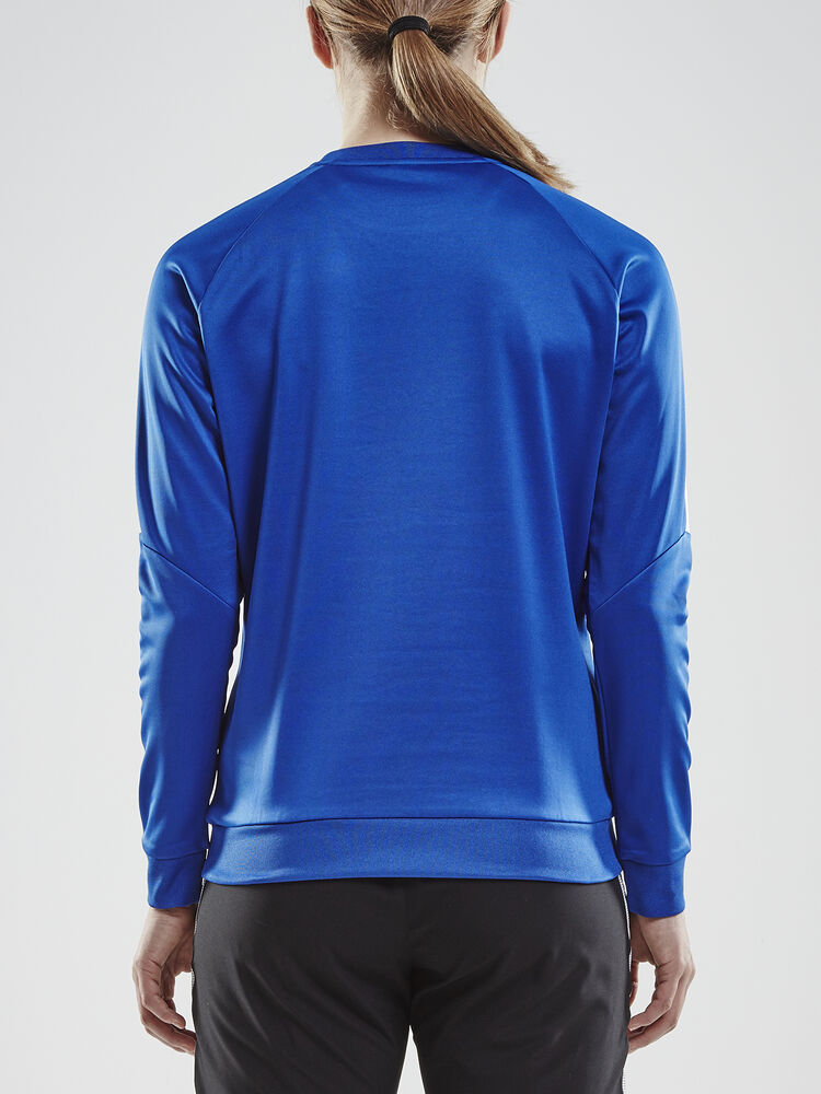 Craft - Progress R-Neck Sweater W Club Cobolt/White XS