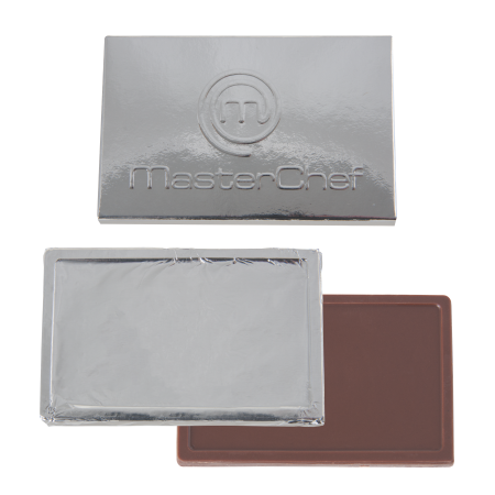 Creditcard chocolade tablet