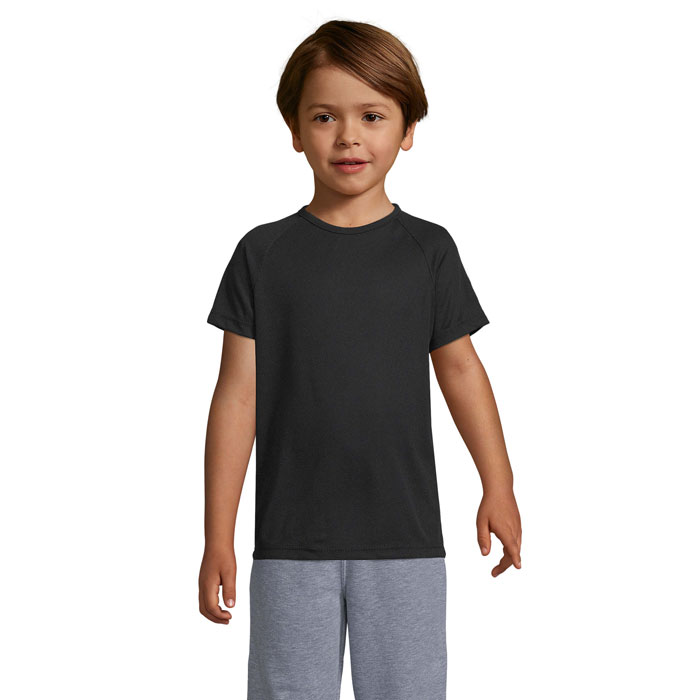 SPORTY KIDS - SPORTY kinder t-shirt 140g - Zwart