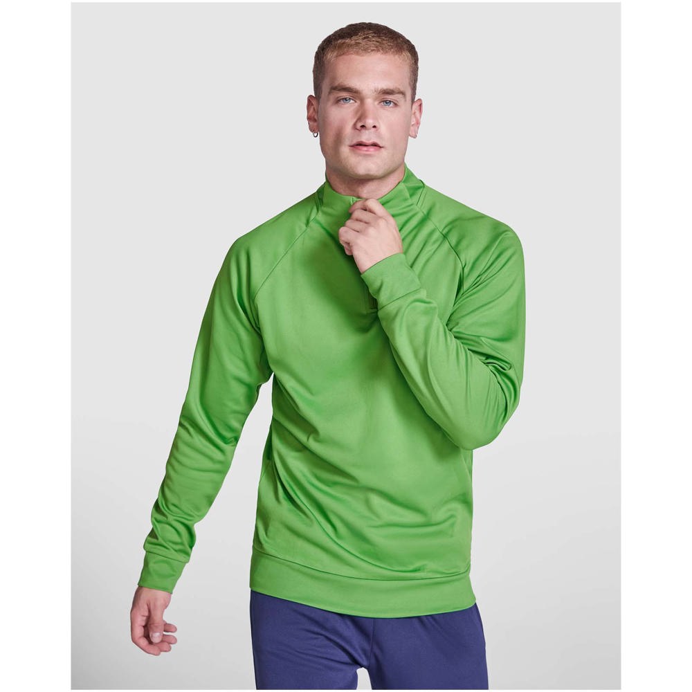 Epiro 200 g/m² unisex sweatshirt met lange mouwen en kwartrits