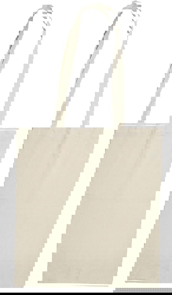 Biologisch katoenen tas met lange hengsels, 135 gr/m²