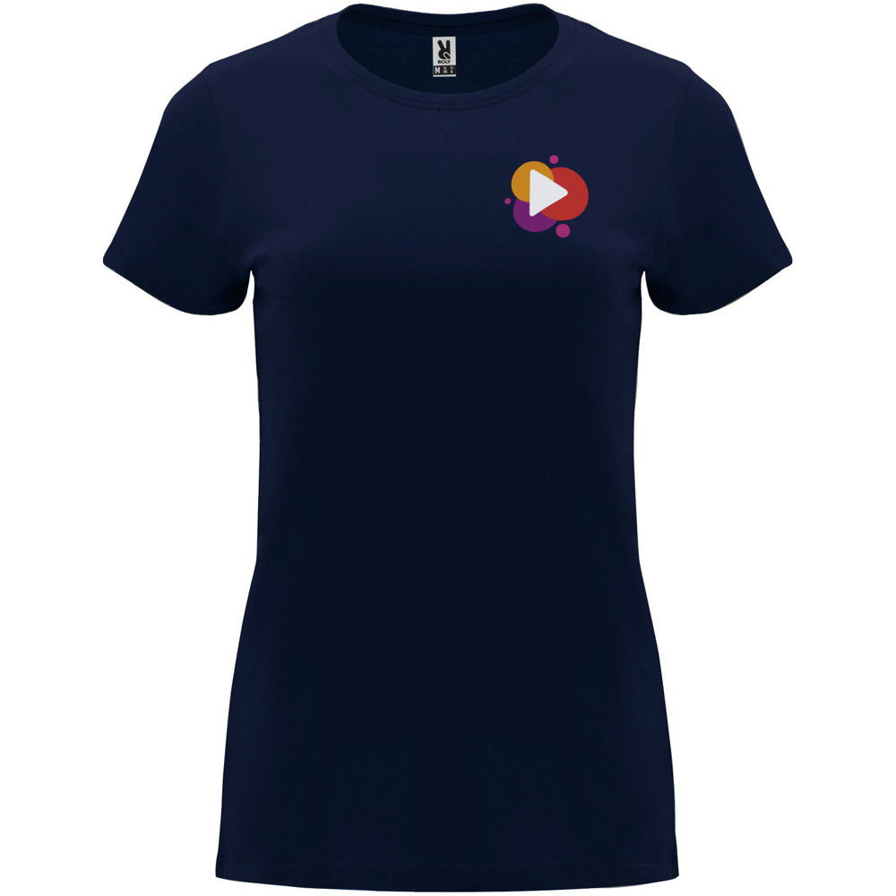 Capri 170 g/m² damesshirt met korte mouwen