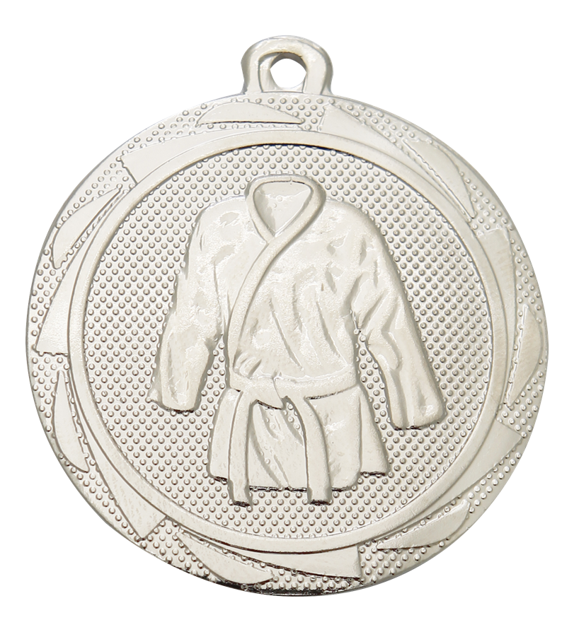 B-BS.ME106 medailles 4,5 cm judo - 2. zilver