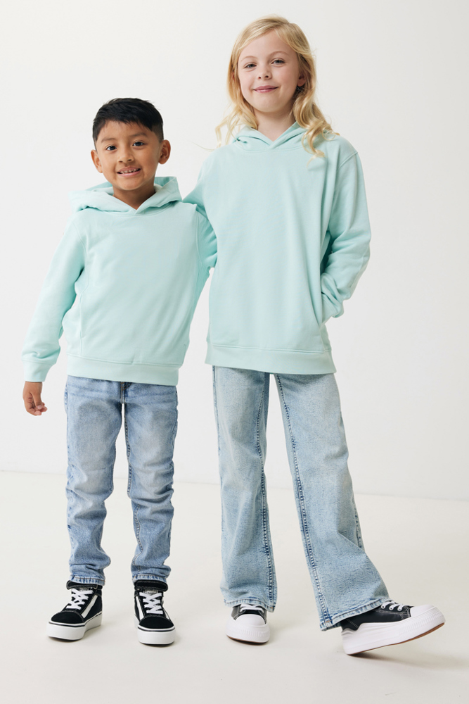 IQONIQ Yengo kids recycled katoen hoodie met steekzakken