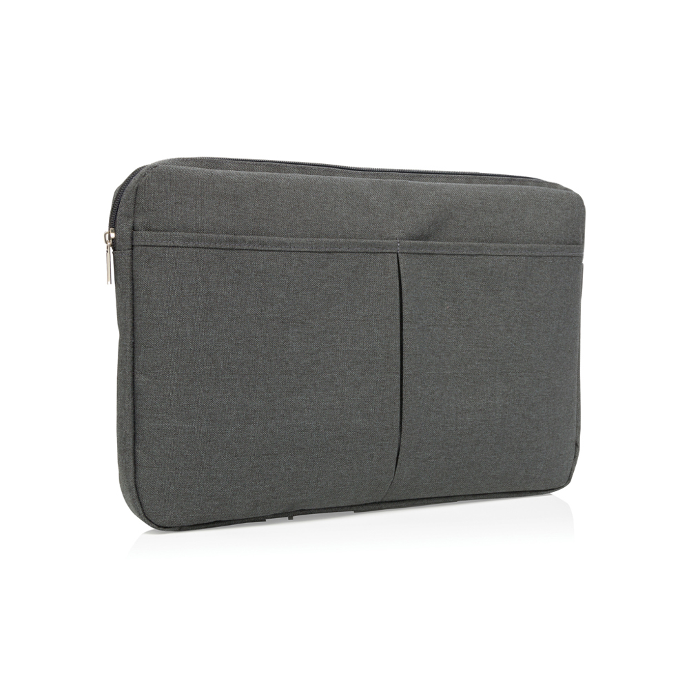 PVC vrije laptop hoes 15” - grijs (± PMS Cool Grey 11C)