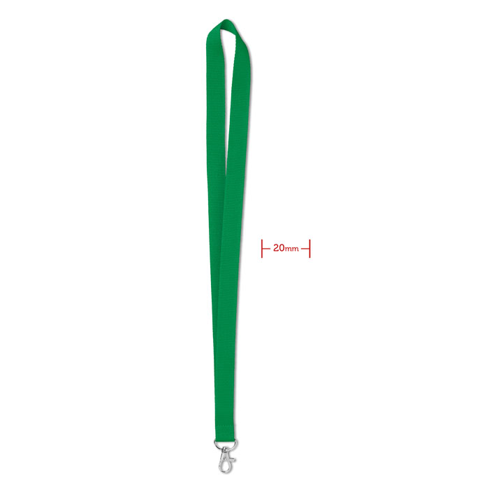 SIMPLE LANY - Lanyard 20 mm - Groen