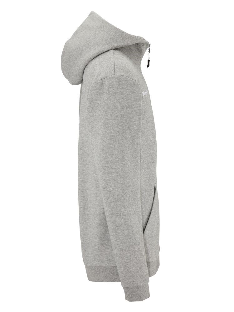 Craft - Community 2.0 Logo FZ Hoodie M Grey melange XXL