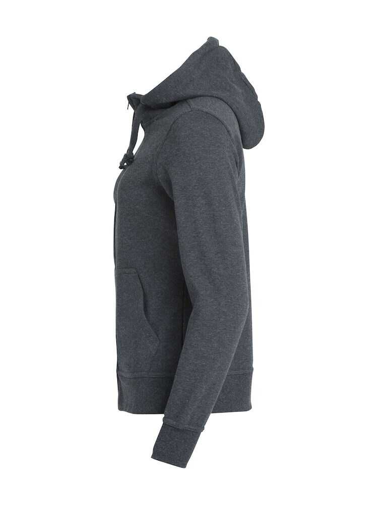 Clique - Basic Hoody Full Zip Women Antraciet Melange XL