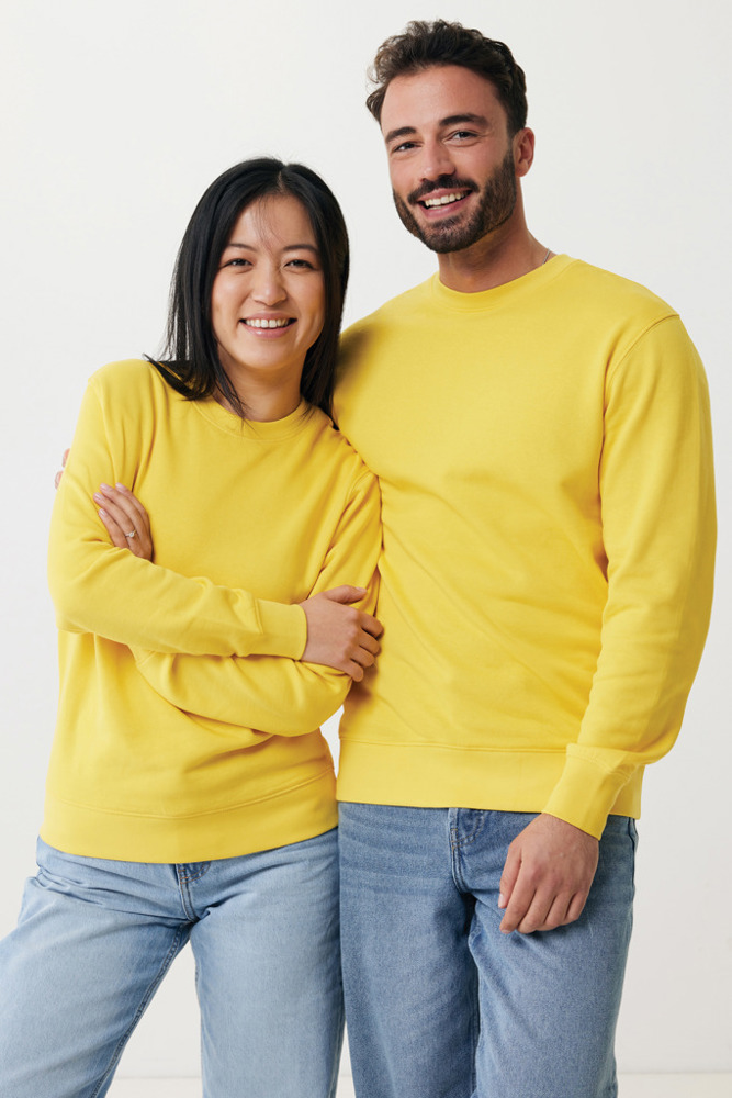 IQONIQ Etosha lichtgewicht gerecycled katoen sweater