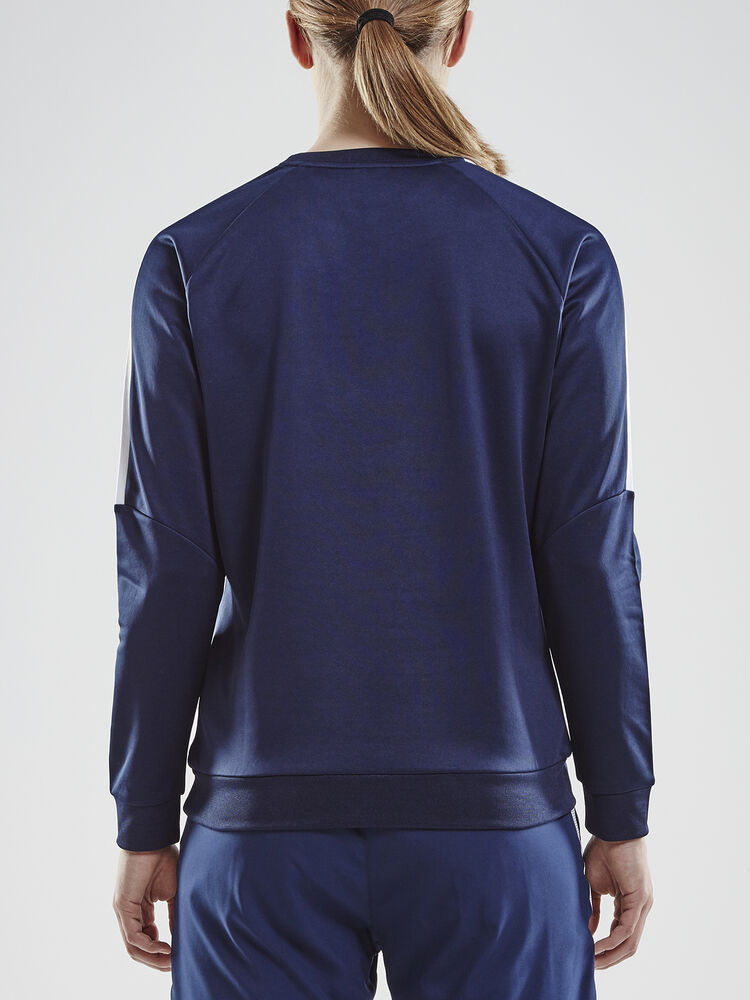 Craft - Progress R-Neck Sweater W Navy/White M