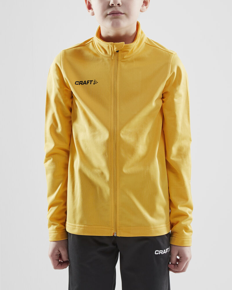Craft - Squad Jacket Jr Sweden Yellow 122/128