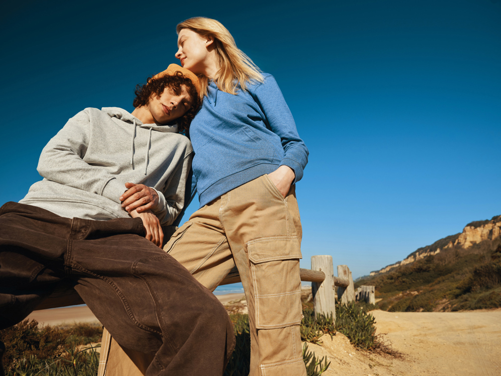 IQONIQ Torres gerecycled katoen hoodie ongeverfd