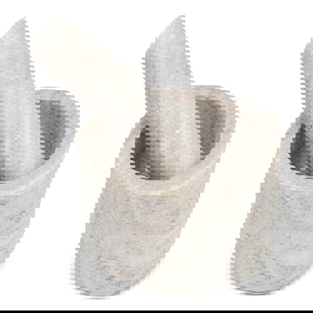 Sagaform Sten vijzel van travertijnmarmer