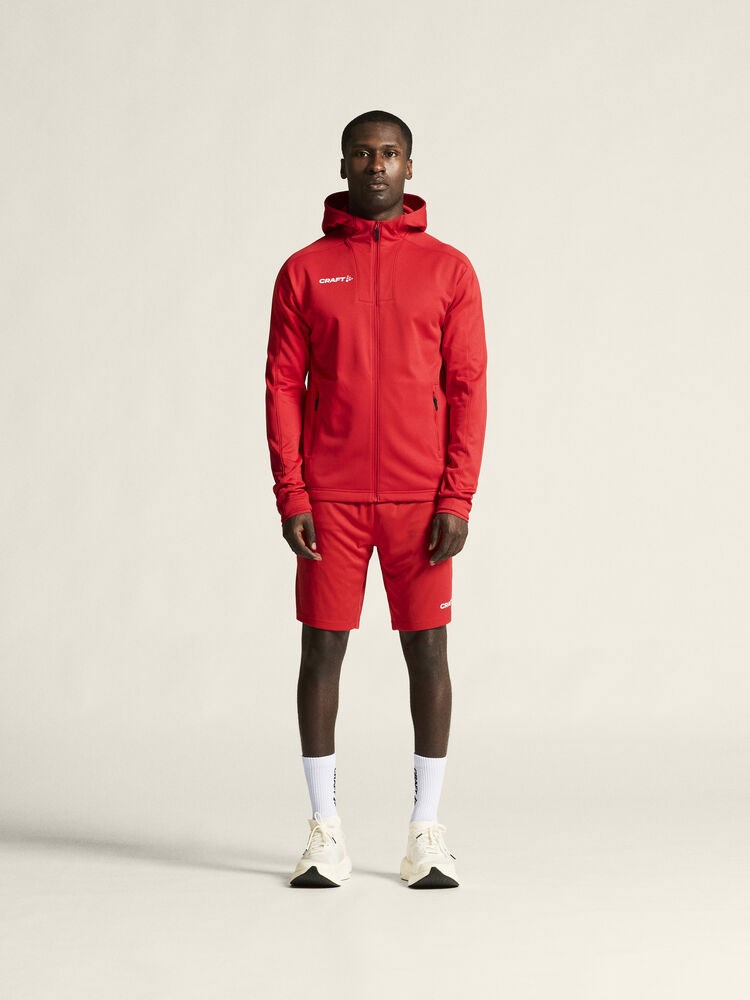 Craft - Evolve 2.0 Brushed Hood Jacket M Bright red 3XL