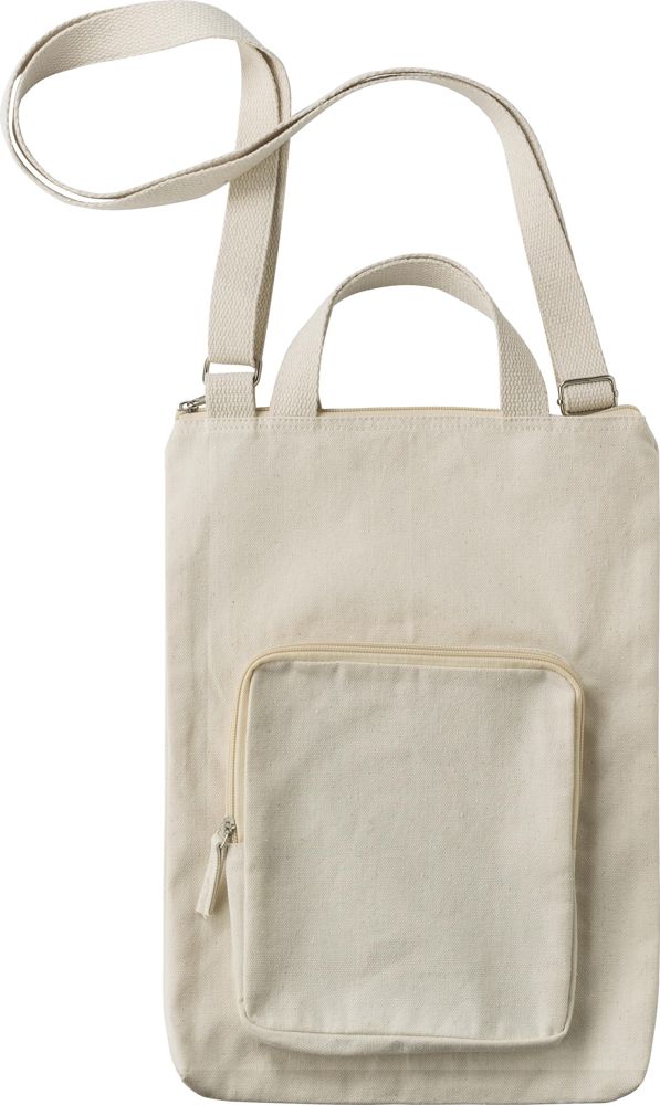 Katoenen (340 g/m2) laptoptas Iker