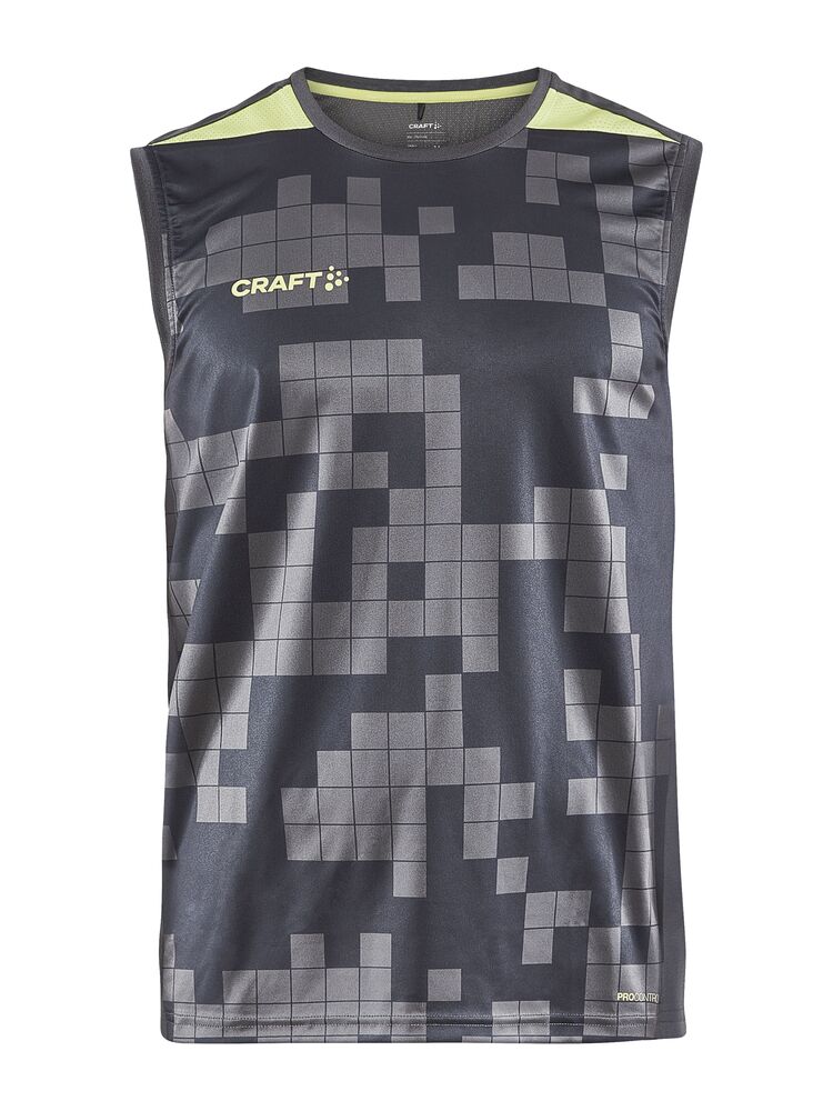 Craft - PRO Control Impact Sl M Granite-Giallo XXL