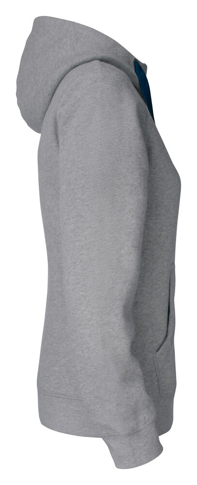 Cutter & Buck - Twisp Hood Full Zip Dames Grijs Mélange XXL