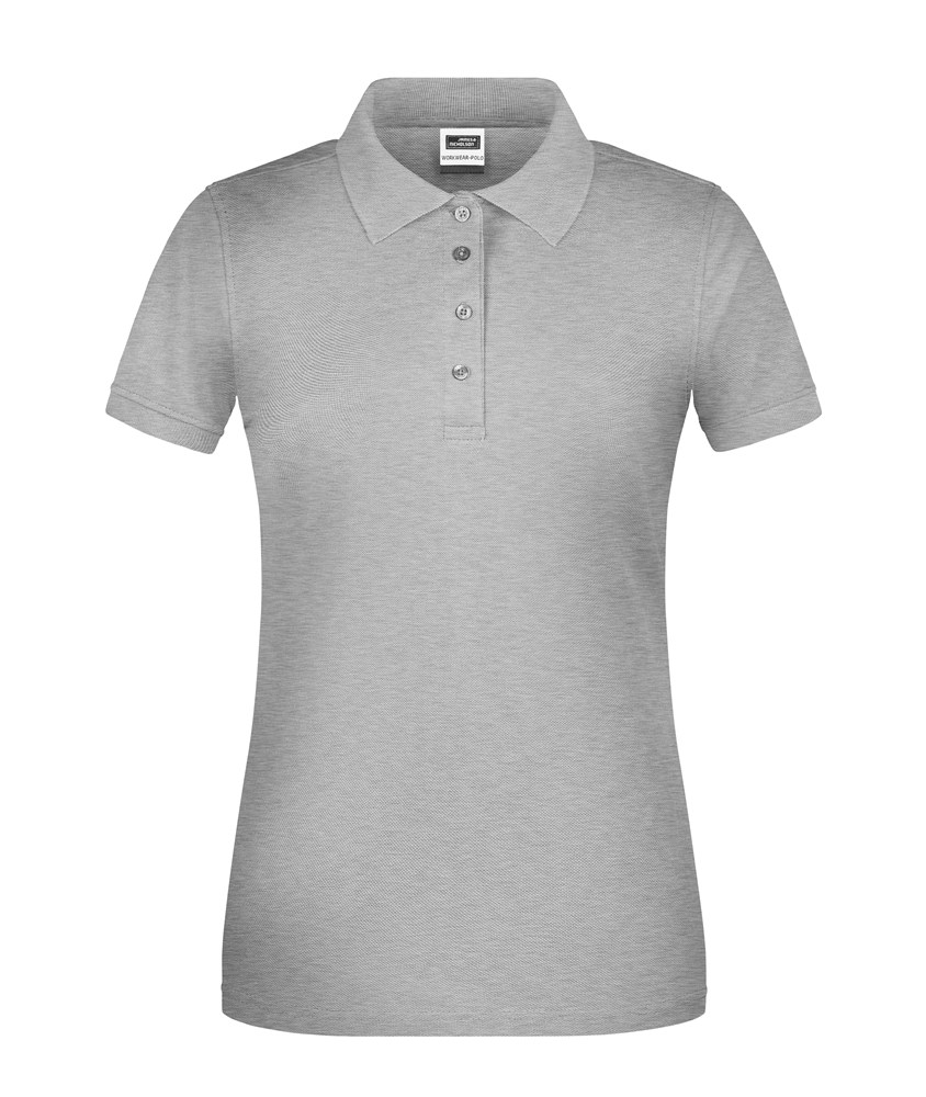 Ladies' BIO Workwear Polo OCS Blended - Heather-grijs (ca. Pantone 442C)