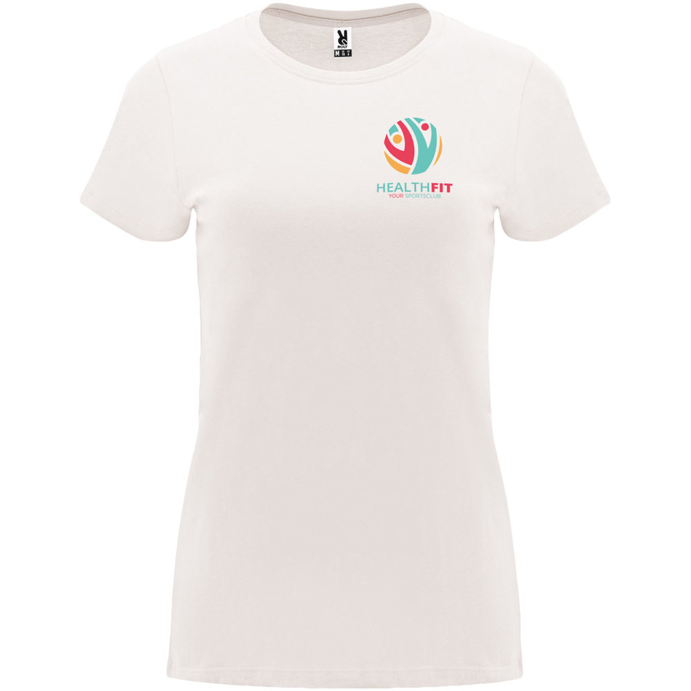 Capri 170 g/m² damesshirt met korte mouwen