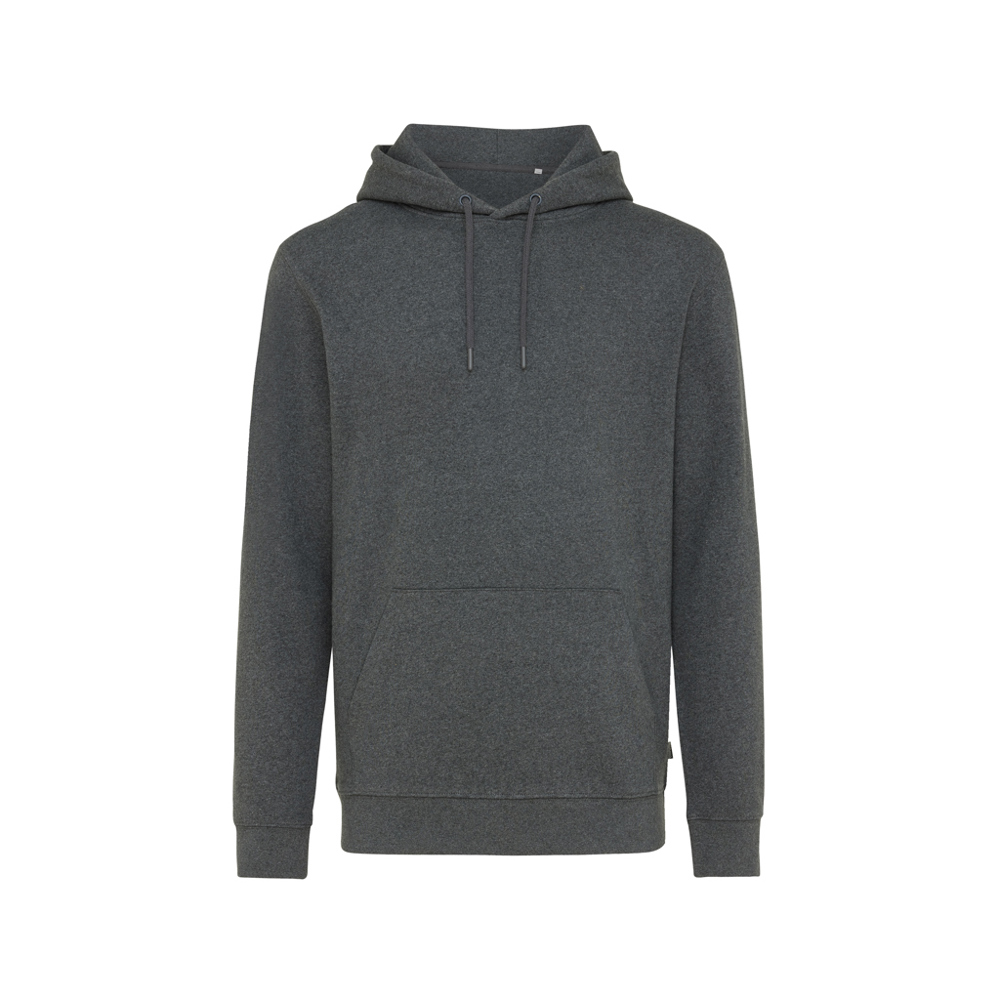 IQONIQ Torres gerecycled katoen hoodie ongeverfd - heather anthracite (± PMS heather anthracite)
