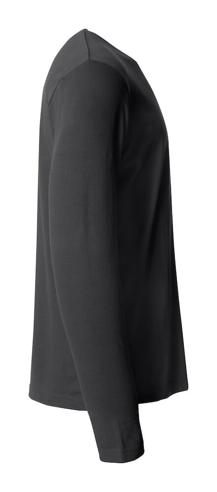 Clique - Basic-T L/S Zwart L