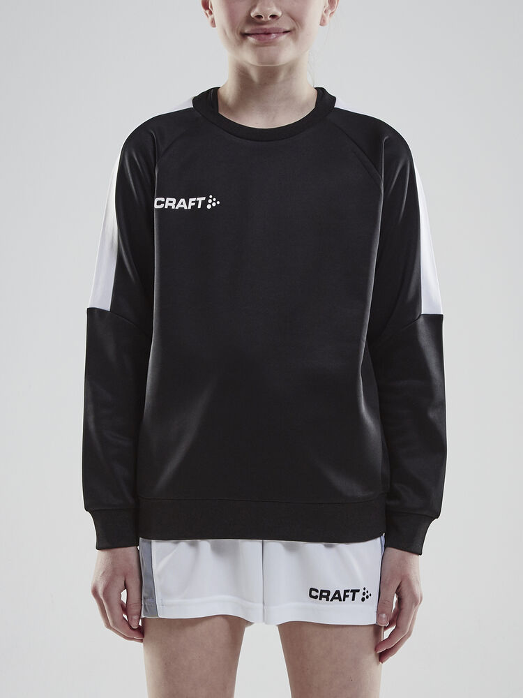 Craft - Progress R-Neck Sweater Jr Black/White 122/128