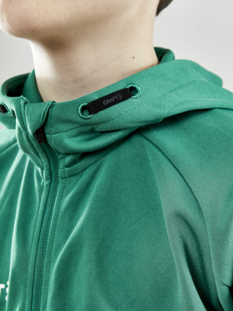 Craft - Evolve Hood Jacket Jr Team Green 122/128