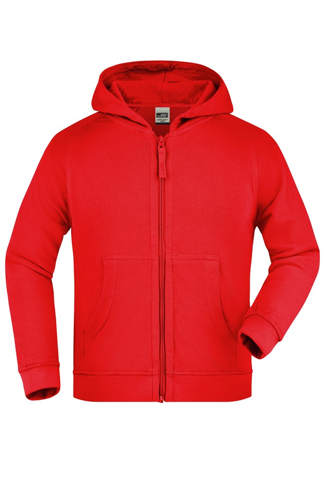 Hooded Jacket Junior - Rood (ca. Pantone 200C)
