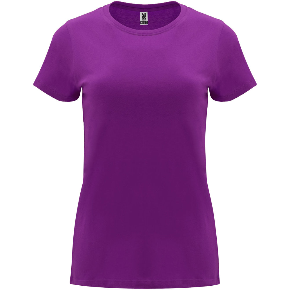 Capri 170 g/m² damesshirt met korte mouwen - Paars