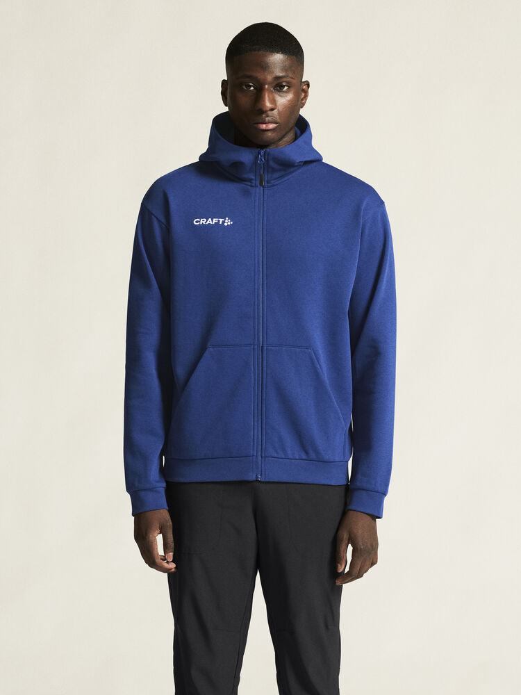 Craft - Community 2.0 Logo FZ Hoodie M Club Cobolt S