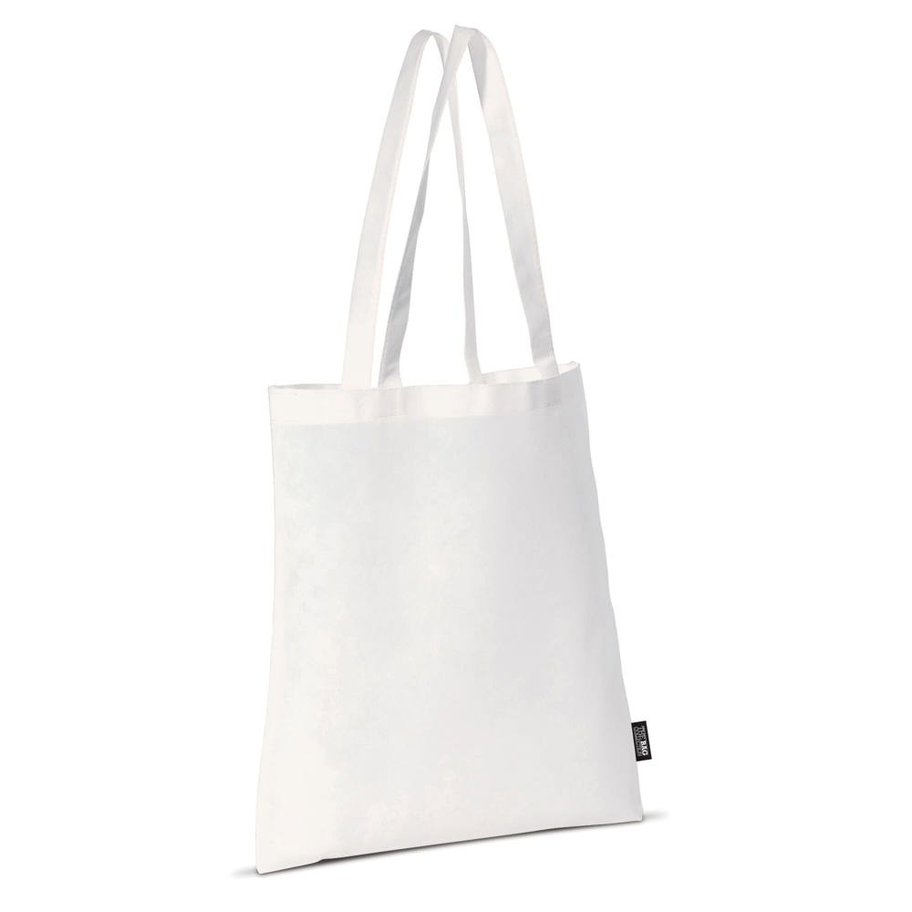 Schoudertas non-woven wit 75g/m²