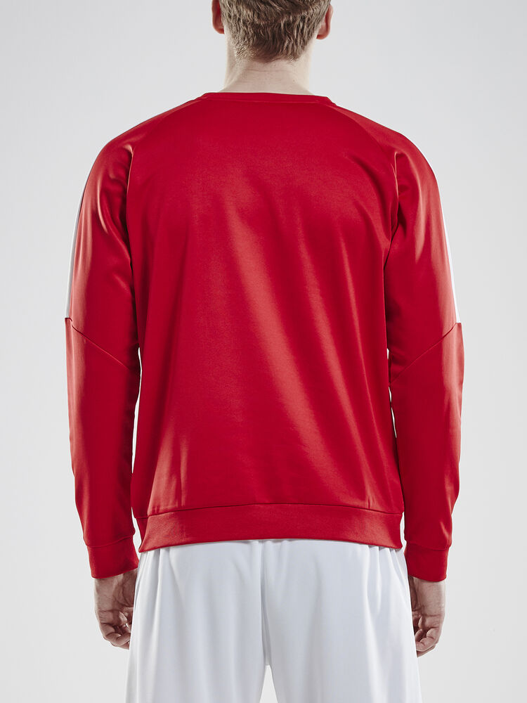 Craft - Progress R-Neck Sweater M Bright Red/White XXL