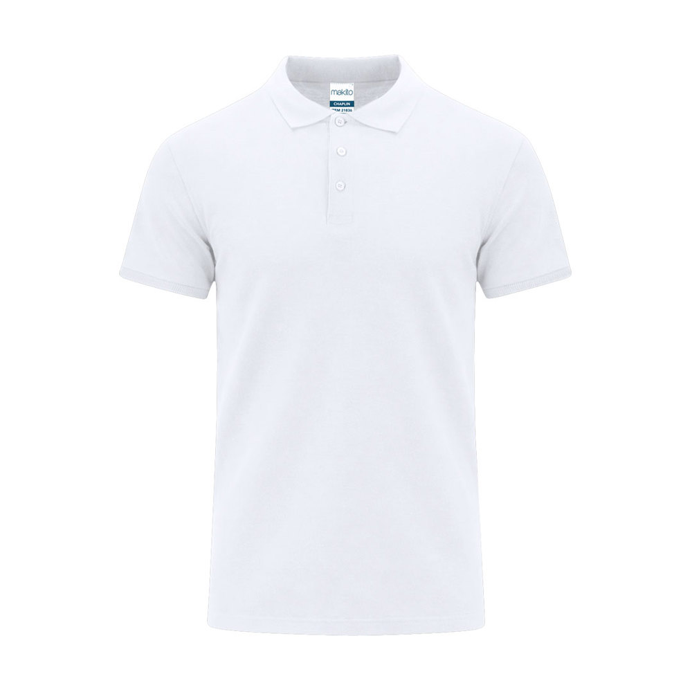 Volwassene Wit Polo Shirt Chaplin - BLA