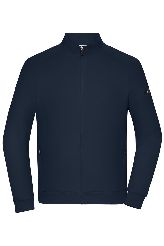 Men's Zip Jacket Interlock OCS Blended & RCS - Navy (ca. Pantone 296C)
