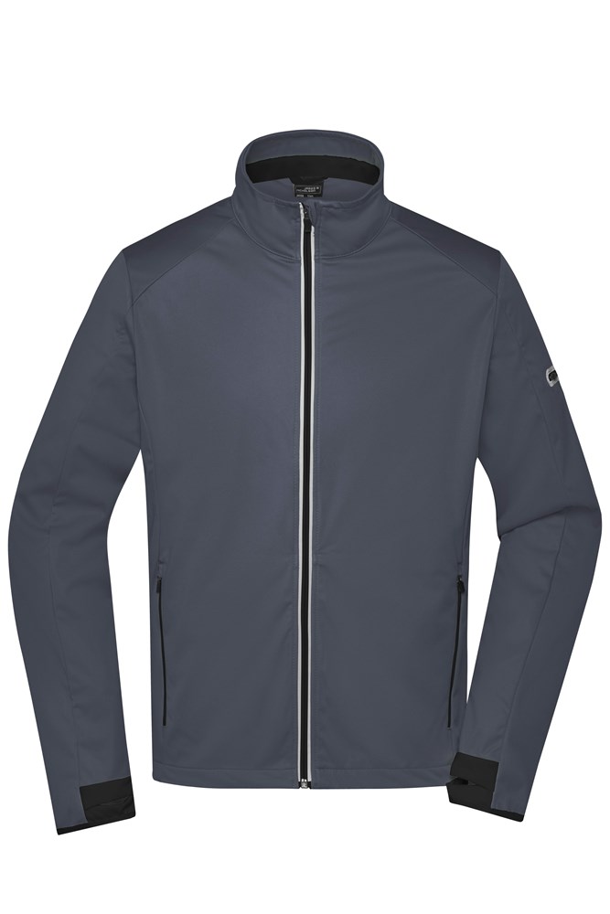 Men's Sports Softshell Jacket - Titan/zwart (ca. Pantone 426U
blackC)