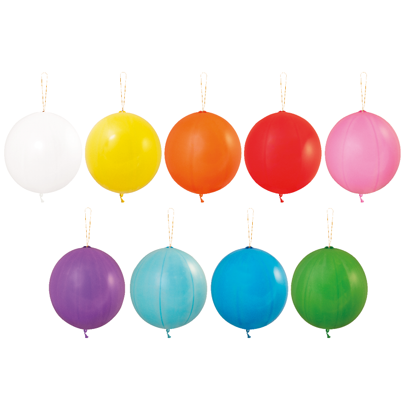 Punchballonnen onbedrukt 120/130 cm - Ø 44 cm - 18 inch - Assorti Pastel